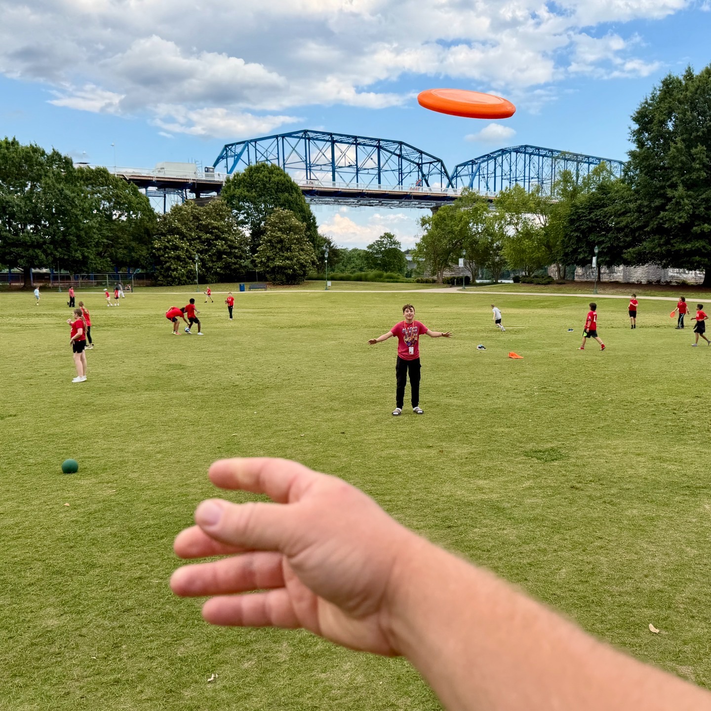 Coordinating underground waterfall tours, mountaintop hikes, and downtime by the river shouldnt mean sacrificing your own peace of mind.
We had an absolute blast helping these groups navigate Chattanooga! From squeezing through rock crevices and marveling at cave formations to simply enjoying a game of frisbee at Coolidge Park, a dynamic itinerary requires serious logistical heavy lifting.
Knowing that 62% of educators cite administrative workload as their biggest barrier to leading trips, we have built a system to take that weight off your shoulders. Orange Sky provides a dedicated Handler on every single charter bus to manage the day-to-day timing, vendor check-ins, and moving parts.
You focus on the students. We carry the details.

  #OrangeSkyTravel #TeacherLife #ChattanoogaTN #STEMeducation #fieldtrip250